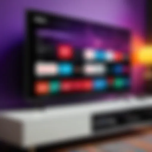 Roku TV showcasing vibrant display quality