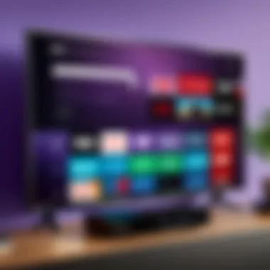 User-Friendly Interface of Roku TV User interface of Roku TV highlighting ease of navigation