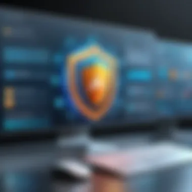 User Experience with Free Antivirus User interface of a popular free antivirus software