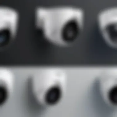 Comparison chart of popular wired outdoor security camera models