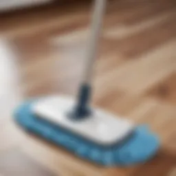 A sleek and modern floor mop designed for efficiency