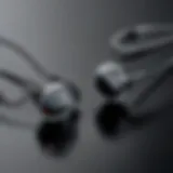 Premium wireless in-ear headphone design showcasing sleek aesthetics