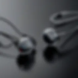Premium wireless in-ear headphone design showcasing sleek aesthetics