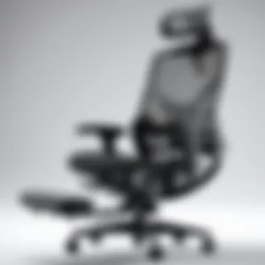 Ergonomic Chair with Superior Lumbar Support Ergonomic chair design showcasing lumbar support