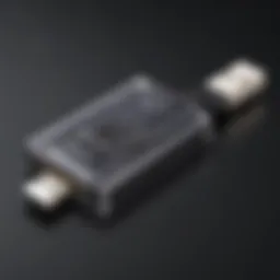 USB card with music notes