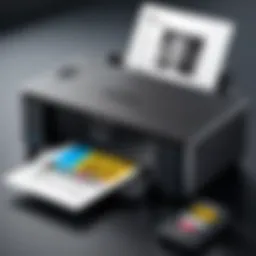 Compact inkjet printer showcasing affordability and functionality
