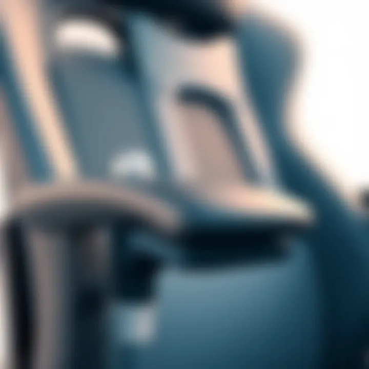 Close-Up of Adjustable Features on a Gaming Chair Close-up of adjustable features on a gaming chair