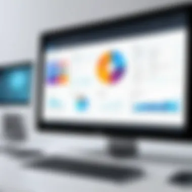 Interface of Innovative Presentation Software Innovative presentation software interface
