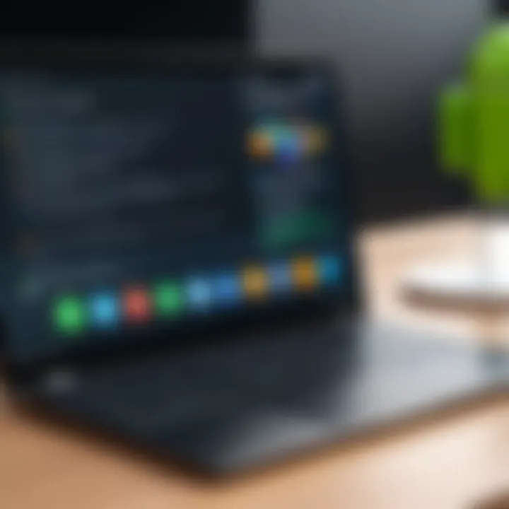 Diverse applications available on Android OS for laptops