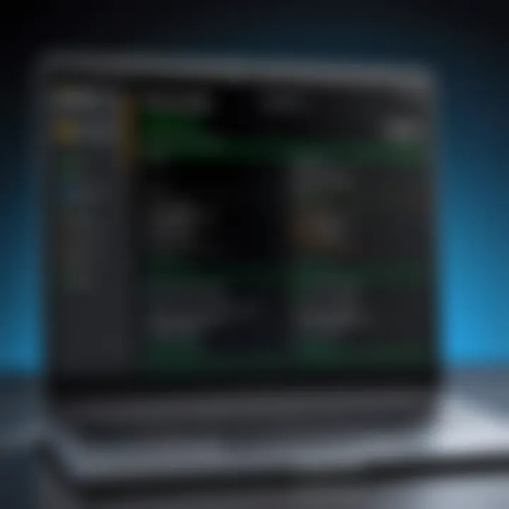 Performance comparison chart of Android OS on laptops
