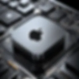 A sleek Apple computer showcasing modern design