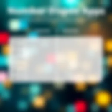 Comparison chart of number disguise applications