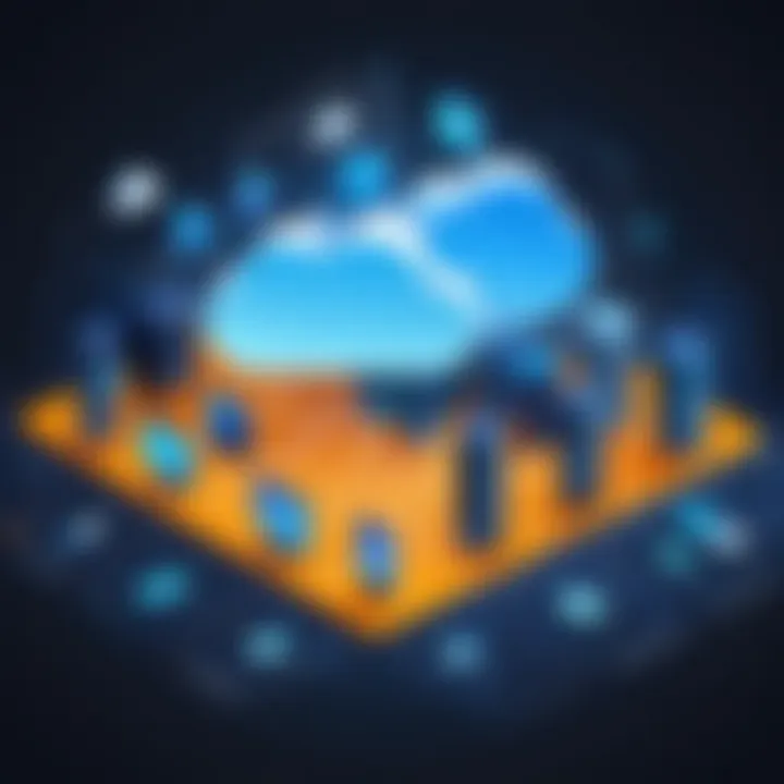 A visual representation of AWS cloud architecture