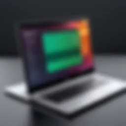A sleek 13-inch laptop showcasing its long battery life