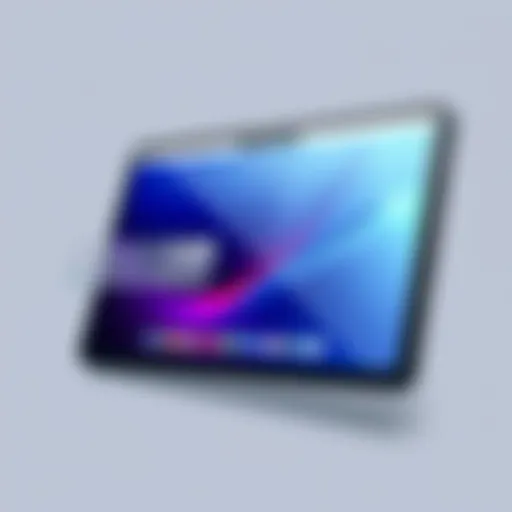 High-performance ten-inch tablet showcasing advanced features