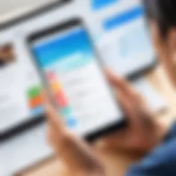 A user engaging with a Japanese learning app interface.