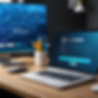 Visual representation of free VPN services comparison