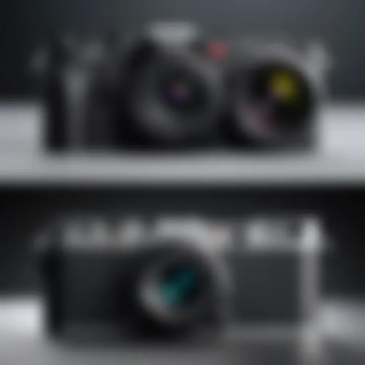 Side-by-side comparison of budget cameras