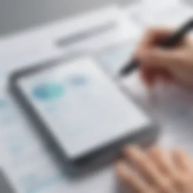 Analyzing Budget-Friendly Phone Plans Smartphone with magnifying glass analyzing phone plans
