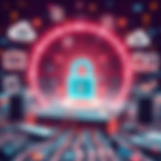 A conceptual representation of domain names shaping online identities