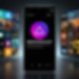 Overview of Epic Games interface on Android