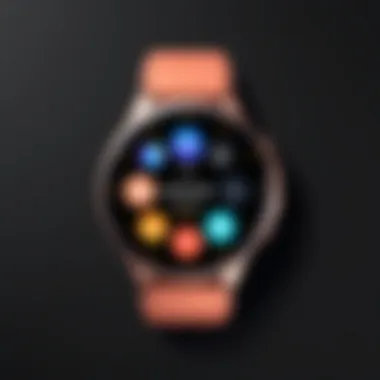 Entertainment applications interface on Samsung Galaxy Watch 4