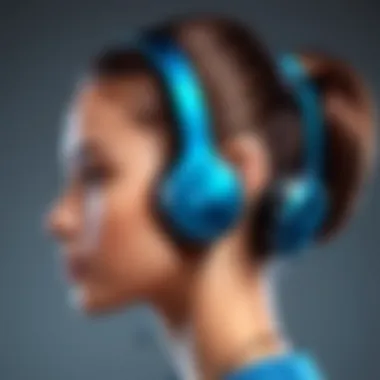 Futuristic Bluetooth Head Earphones Concepts Futuristic concept of Bluetooth head earphones and their integration with smart devices
