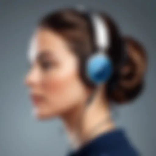 Historical Bluetooth head earphones showcasing their early designs