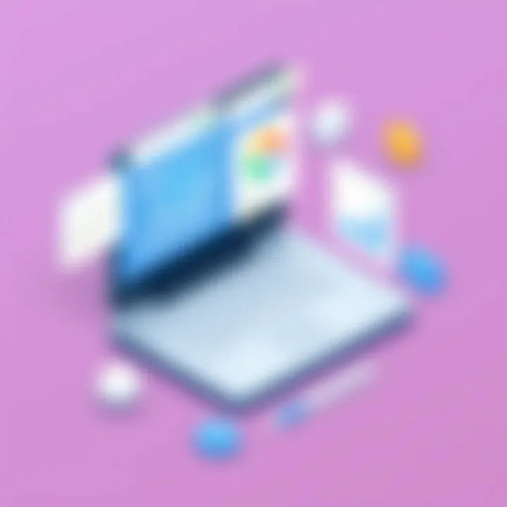 Visual representation of financial management tools for freelancers