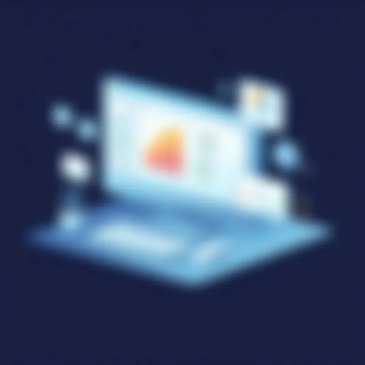 Illustration of project tracking applications for independent workers