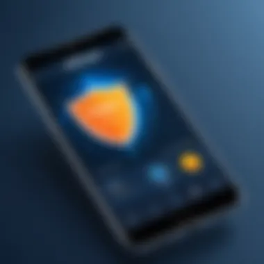 User Interface of Free Scam Shield App Overview of Free Scam Shield App interface showcasing main features