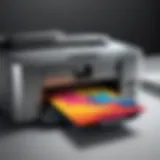 HP ink tank printer showcasing modern design