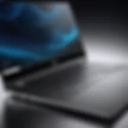 Sleek design of the latest Dell laptop