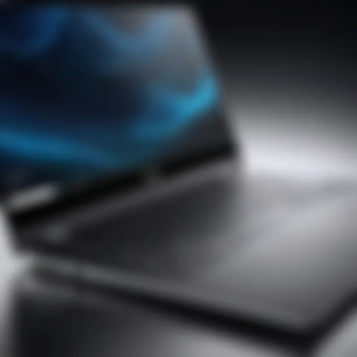 Sleek design of the latest Dell laptop