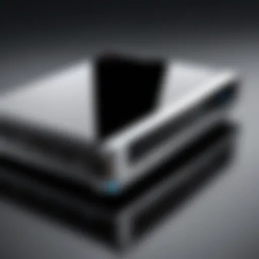 Sleek low profile PC showcasing compact design and innovative structure.