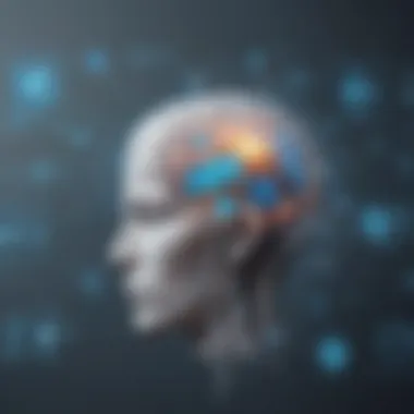 Digital Brainstorming Concept Abstract representation of digital brainstorming