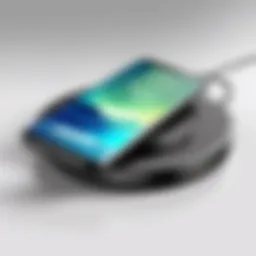 Wireless charging pad and Motorola smartphone