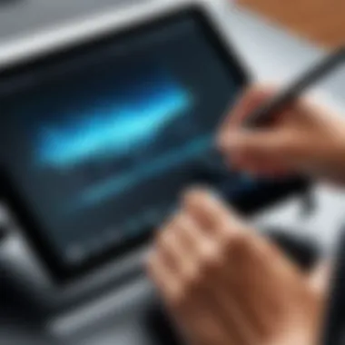 Enhancing Creativity with Stylus Technology Creative tasks being performed using a stylus on a tablet