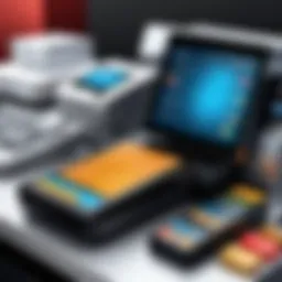 Visual representation of a sophisticated point of sale interface showcasing various functionalities.