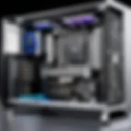 A high-performance gaming desktop showcasing advanced hardware.