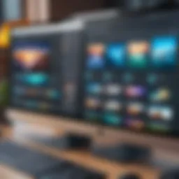 Interface of free photo editing software showcasing tools and features