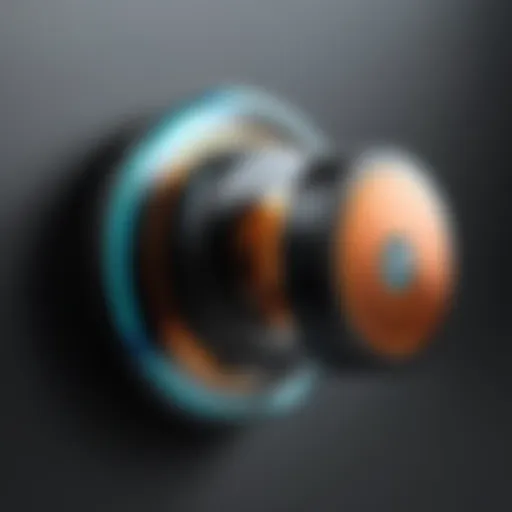 Conceptual illustration of proximity lock technology in action
