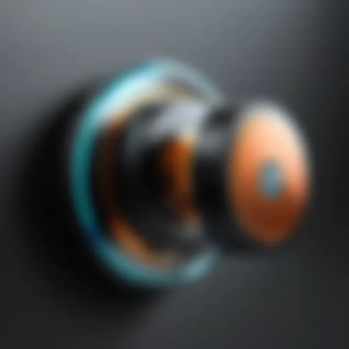 Conceptual illustration of proximity lock technology in action