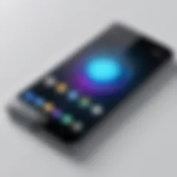 A sleek smartphone showcasing modern design and functionality