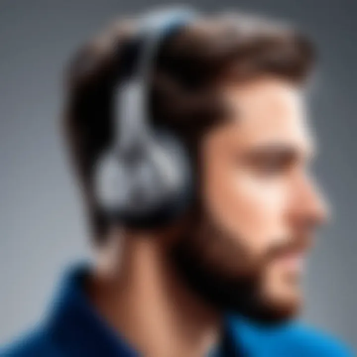 Bluetooth headset showcasing comfort and ergonomics