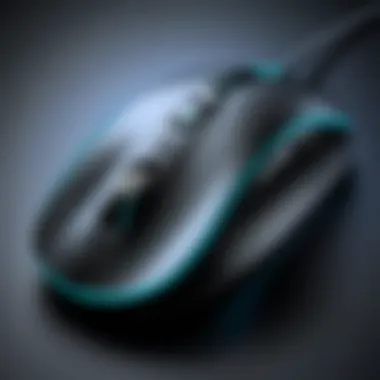 Ergonomic features of a wired mouse