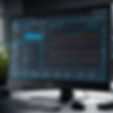 Close-Up of Monitor Specifications Close-up of monitor specifications and features for gamers.