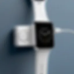 Stylish iWatch charger design showcasing modern aesthetics