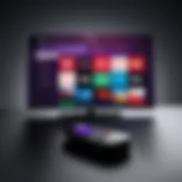 Roku device showcasing casting interface