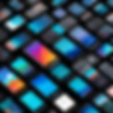 Diverse Features of User-Friendly Smartphones A group of diverse smartphones highlighting various features